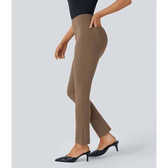 NWT Size Sm Halara Flex™ High Waisted Back Side Pocket Tapered Work Pants - Picture 1 of 2